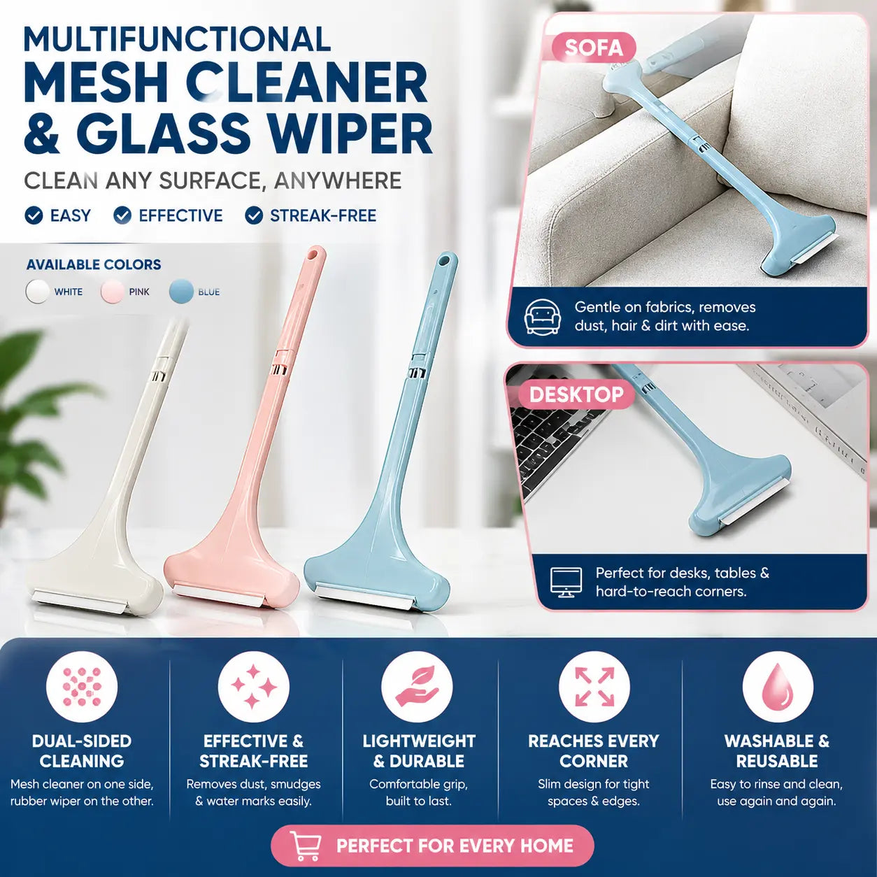 2 in 1 Mesh Cleaner Brush