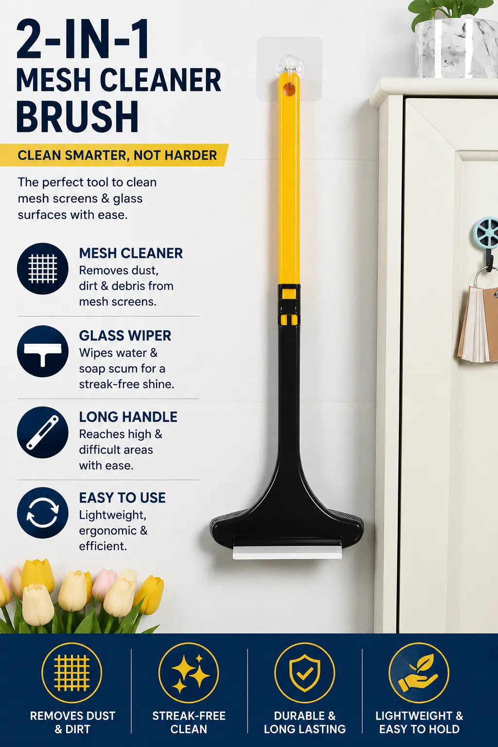 2 in 1 Mesh Cleaner Brush