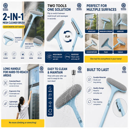 2 in 1 Mesh Cleaner Brush