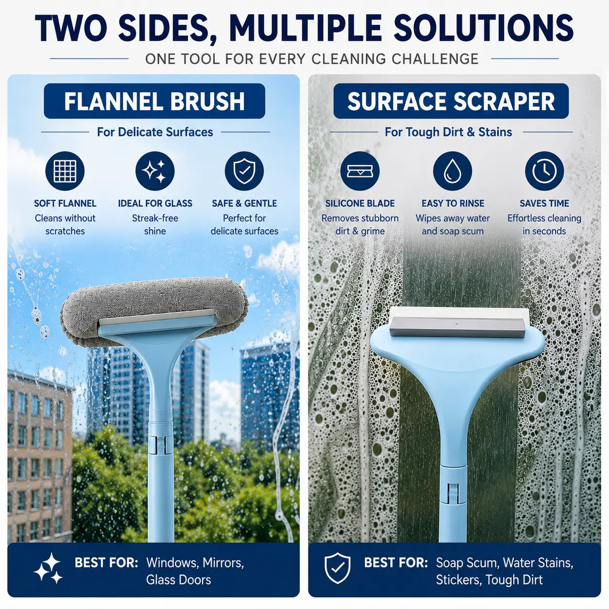 2 in 1 Mesh Cleaner Brush
