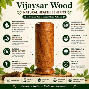 Sugar Balance Wooden Water Glass