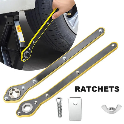 Universal Smart Wrench – Long Handle, 360° Forward & Reverse